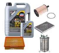 FEBI Controllo Set 6L LIQUI MOLY TOP TEC 4100 5W-40 Per Audi A4 Avant 8ED