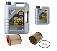 FEBI Controllo Set 6L LIQUI MOLY TOP TEC 4100 5W-40 Per BMW 3 Serie E90 325I