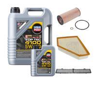 FEBI Controllo set 6L LIQUI MOLY Top Tec 4100 5W-40 per BMW Serie 3 Touring E91