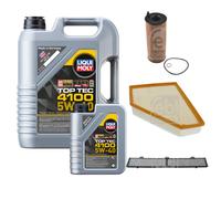 Febi Controllo Set 6L Liqui Moly Top Tec 4100 5W-40 per BMW X1 E84,Xdrive18d
