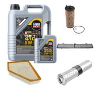 Febi Controllo Set 6L Liqui Moly Top Tec 4100 5W-40 per BMW X1 E84 Xdrive18d -