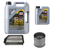 FEBI Controllo Set 6L LIQUI MOLY TOP TEC 4100 5W-40 Per Hyundai I30 Coupe GD