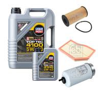 FEBI Controllo Set 6L LIQUI MOLY TOP TEC 4100 5W-40 Per Mercedes A-Klasse