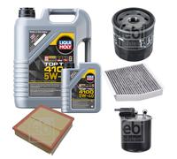 FEBI Controllo Set 6L LIQUI MOLY TOP TEC 4100 5W-40 Per Mercedes A-Klasse