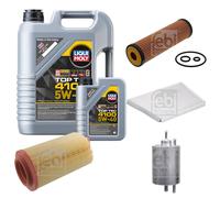 FEBI Controllo Set 6L LIQUI MOLY TOP TEC 4100 5W-40 Per Mercedes C-Klasse