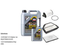 FEBI Controllo Set 6L LIQUI MOLY TOP TEC 4100 5W-40 Per Opel Antara L07 2.2