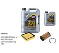 FEBI Controllo Set 6L LIQUI MOLY TOP TEC 4100 5W-40 Per Opel Corsa D S07 1.6