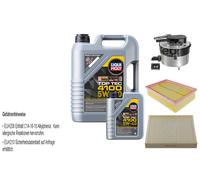 Febi Controllo Set 6L Liqui Moly Top Tec 4100 5W-40 per Opel Mokka / Mokka