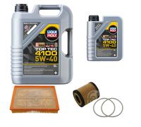 FEBI Controllo Set 6L LIQUI MOLY TOP TEC 4100 5W-40 Per Opel Vectra C Caravan