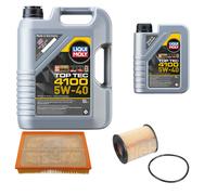 FEBI Controllo Set 6L LIQUI MOLY TOP TEC 4100 5W-40 Per Opel Vectra C Caravan