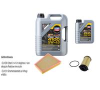 FEBI Controllo Set 6L LIQUI MOLY TOP TEC 4100 5W-40 Per Porsche 718 Boxster