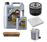 FEBI Controllo Set 6L LIQUI MOLY TOP TEC 4100 5W-40 Per Renault Logan I LS