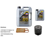 Febi Controllo Set 6L Liqui Moly Top Tec 4100 5W-40 per VW Golf IV 1J1 1.4