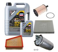 FEBI Controllo set 6L LIQUI MOLY Top Tec 4100 5W-40 per VW Polo 9N_ 1.4 TDI