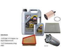 FEBI Controllo set 6L LIQUI MOLY Top Tec 4100 5W-40 per VW Polo 9N_ 1.4 TDI