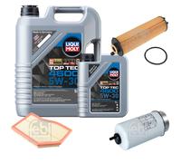 FEBI Controllo Set 6L Liqui Moly Top Tec 4600 5W-30 Per Mercedes B-Klasse