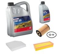 FEBI Controllo Set 6L Longlife Plus 5W-30 Per Audi A4 Avant 8K5 B8 2.0 TDI