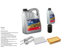 Febi Controllo Set 6L Longlife Plus 5W-30 per Per VW Multivan VI Sgf