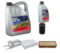 FEBI Controllo Set 6L Longlife Plus 5W-30 Per VW Golf VI 5K1 2.0 GTI Audi A3