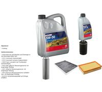 Febi Controllo Set 6L Longlife Plus 5W-30 per VW Multivan (VI) Sgf Sgm