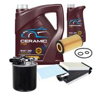 FEBI Controllo Set 6L MANNOL Ceramic 5W-30 Per Mercedes-Benz C-Class