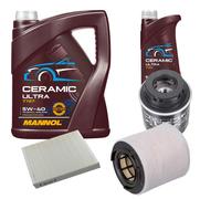 FEBI Controllo Set 6L MANNOL Ceramic 5W-40 Per Audi A1 1.2 TFSI 1.4 Skoda