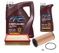 FEBI Controllo Set 6L MANNOL Ceramic 5W-40 Per Audi A4 Avant 1.9 TDI
