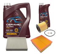 FEBI Controllo Set 6L MANNOL Ceramic 5W-40 Per BMW 3er Touring 320i xDrive