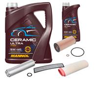 FEBI Controllo Set 6L MANNOL Ceramic 5W-40 Per BMW X3 2.0d
