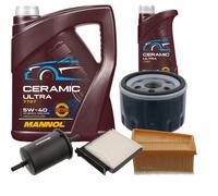 FEBI Controllo Set 6L MANNOL Ceramic 5W-40 Per Dacia Duster Logan MCV 1.6