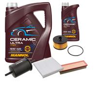 FEBI Controllo set 6L MANNOL Ceramic 5W-40 per Dacia Logan MCV II
