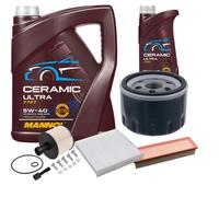 FEBI Controllo Set 6L MANNOL Ceramic 5W-40 Per Dacia Logan MCV II