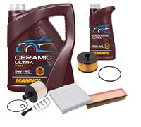 FEBI Controllo Set 6L MANNOL Ceramic 5W-40 Per Dacia Logan MCV II