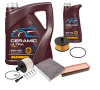 FEBI Controllo set 6L MANNOL Ceramic 5W-40 per Dacia Logan MCV II
