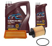 FEBI Controllo Set 6L MANNOL Ceramic 5W-40 Per Fiat Bravo II 2.0 D Multijet