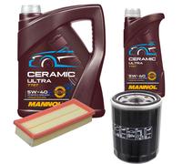 FEBI Controllo Set 6L MANNOL Ceramic 5W-40 Per Fiat Panda 1.2 4x4