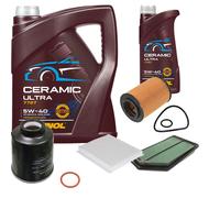 FEBI Controllo Set 6L MANNOL Ceramic 5W-40 Per Honda Civic VIII Hatchback