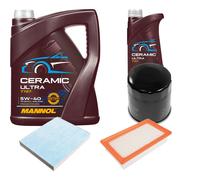 FEBI Controllo Set 6L MANNOL Ceramic 5W-40 Per KIA Rio IV 1.0 T-GDi 120