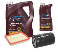 FEBI Controllo Set 6L MANNOL Ceramic 5W-40 Per Mazda 2 1.6
