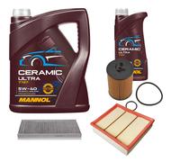 FEBI Controllo Set 6L MANNOL Ceramic 5W-40 Per Mercedes-Benz A-Klasse