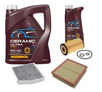 FEBI Controllo Set 6L MANNOL Ceramic 5W-40 Per Mercedes-Benz B-Klasse CLA