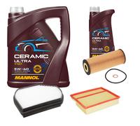 FEBI Controllo Set 6L MANNOL Ceramic 5W-40 Per Mercedes-Benz C-Class CLK