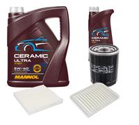 FEBI Controllo Set 6L MANNOL Ceramic 5W-40 Per Mitsubishi Outlander III 2.0
