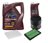 FEBI Controllo Set 6L MANNOL Ceramic 5W-40 Per Nissan Qashqai II 1.6 DiG-T