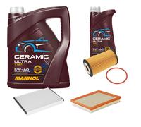 FEBI Controllo Set 6L MANNOL Ceramic 5W-40 Per Opel Astra H Twintop 1.6