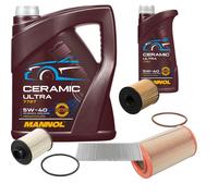 FEBI Controllo Set 6L MANNOL Ceramic 5W-40 Per Peugeot Boxer Kasten 2.2 HDi