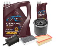 FEBI Controllo Set 6L MANNOL Ceramic 5W-40 Per Renault Megane III Grandtour