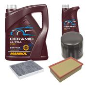 FEBI Controllo Set 6L MANNOL Ceramic 5W-40 Per Seat Leon ST 1.2 TSi