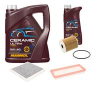 FEBI Controllo Set 6L MANNOL Ceramic 5W-40 Per Smart Fortwo Coupe 0.8 CDI