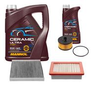 FEBI Controllo Set 6L MANNOL Ceramic 5W-40 Per Smart Fortwo Coupe 0.9